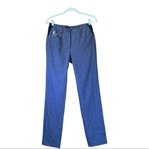 Jean-Michel Basquiat Graphic Trousers Blue Size 26